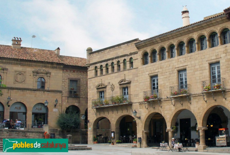 Barcelona - Poble Espanyol, Casa Consistorial i de la Encomienda, La Freixneda (Terol)