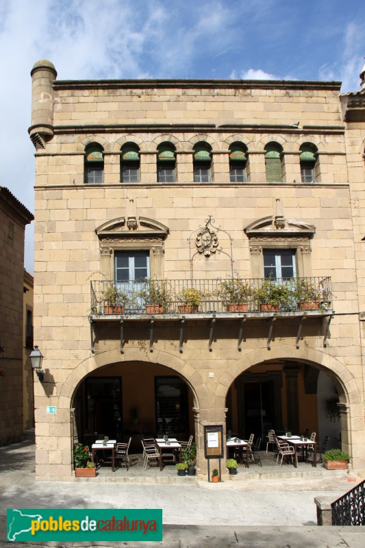 Barcelona - Poble Espanyol, Casa Consistorial, La Freixneda (Terol) (Foto: Albert Esteves, 2016) Barcelona - Poble Espanyol, Casa Consistorial, La Freixneda (Terol)