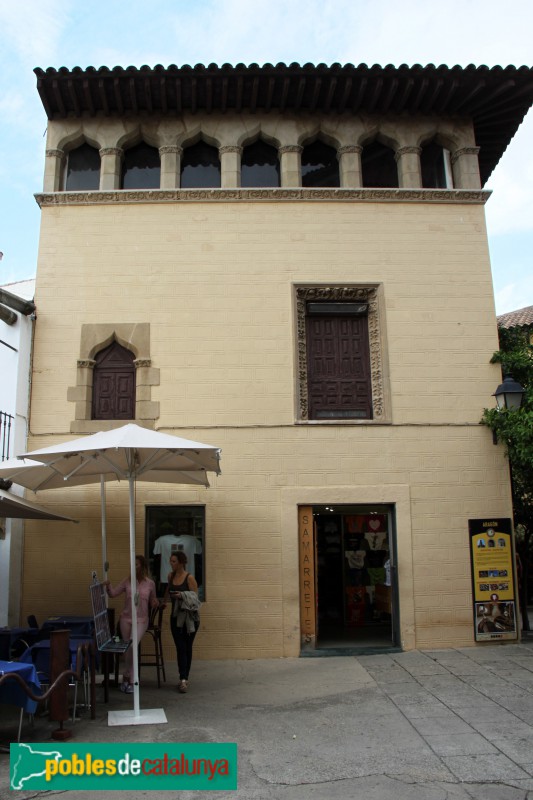 Barcelona - Poble Espanyol, casa típica de Maluenda (Saragossa) (Foto: Albert Esteves, 2016) Barcelona - Poble Espanyol, casa típica de Maluenda (Saragossa)