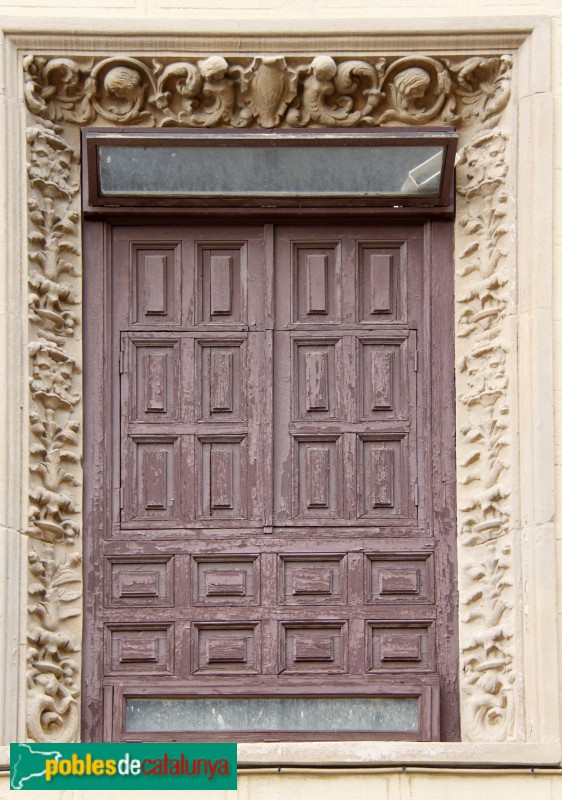 Barcelona - Poble Espanyol, casa típica de Maluenda (Saragossa) (Foto: Albert Esteves, 2016) Barcelona - Poble Espanyol, casa típica de Maluenda (Saragossa)