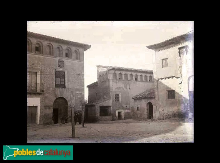 Barcelona - Poble Espanyol, Maluenda (Foto: Leopoldo Torres Balbás -Maluenda.net-, abans de 1927) Barcelona - Poble Espanyol, Maluenda