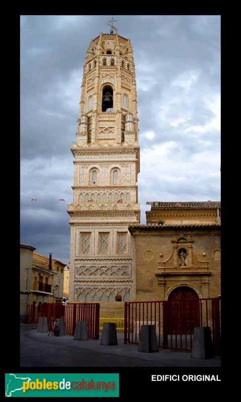 Barcelona - Poble Espanyol, campanar d'Utebo (Foto: Zarateman, 2011) Barcelona - Poble Espanyol, campanar d'Utebo
