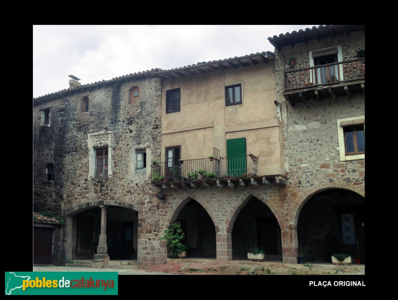 Barcelona - Poble Espanyol, plaça de Santa Pau