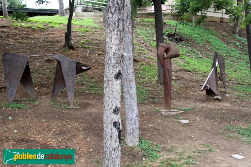 Barcelona - Poble Espanyol, Jardí d'Escultures