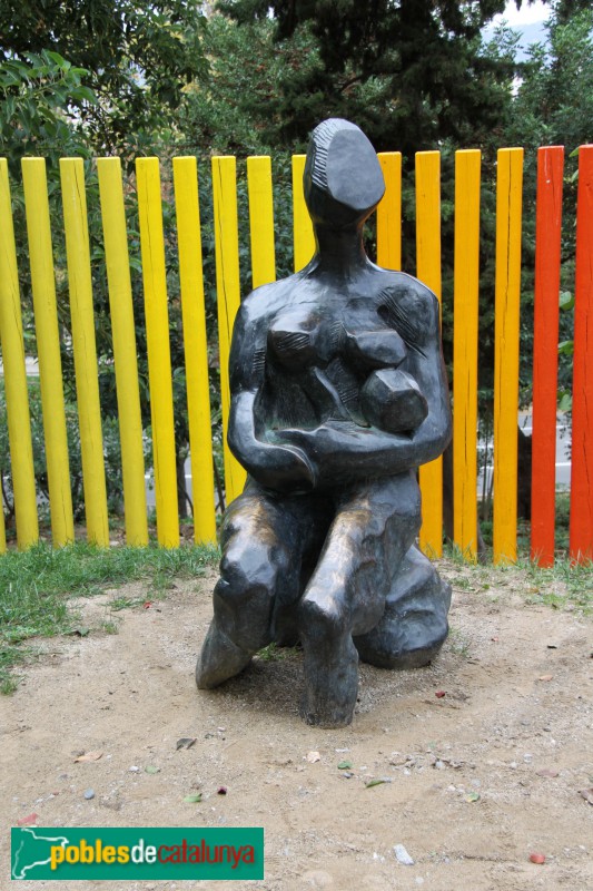 Barcelona - Poble Espanyol, Jardí d'Escultures (Foto: Albert Esteves, 2016) Barcelona - Poble Espanyol, Jardí d'Escultures