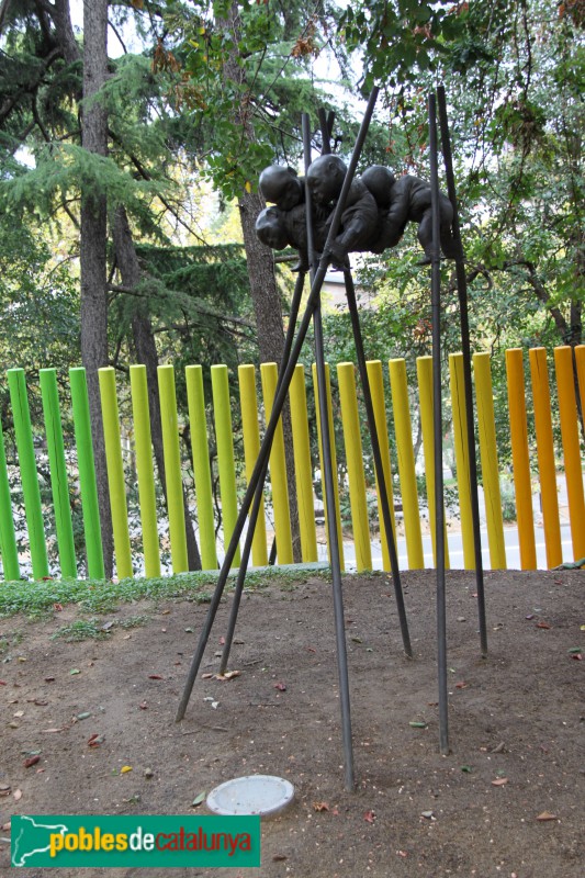 Barcelona - Poble Espanyol, Jardí d'Escultures (Foto: Albert Esteves, 2016) Barcelona - Poble Espanyol, Jardí d'Escultures