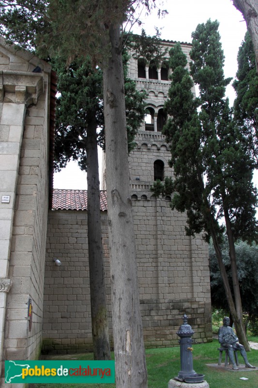 Barcelona - Poble Espanyol, monestir romànic de Sant Miquel (Foto: Albert Esteves, 2016) Barcelona - Poble Espanyol, monestir romànic de Sant Miquel