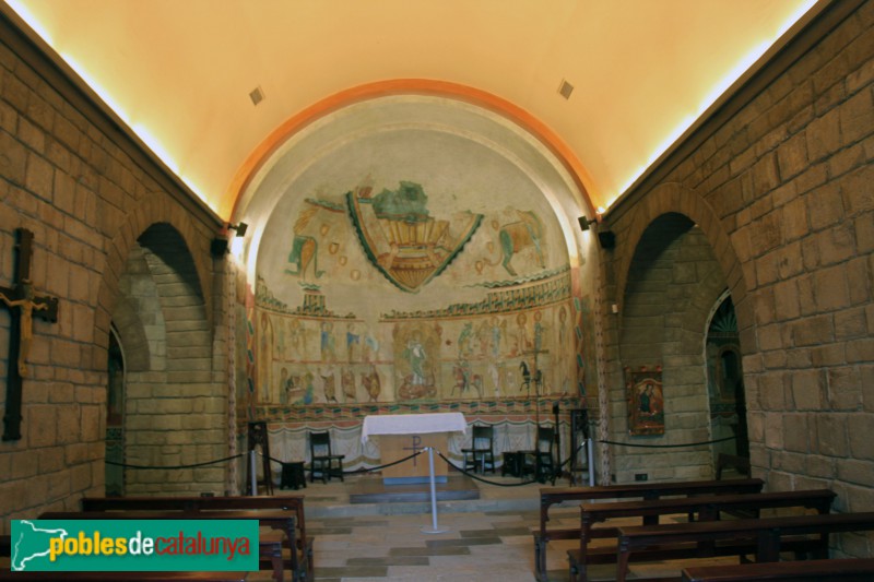 Barcelona - Poble Espanyol, monestir romànic de Sant Miquel (Foto: Albert Esteves, 2016) Barcelona - Poble Espanyol, monestir romànic de Sant Miquel