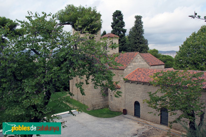 Barcelona - Poble Espanyol, monestir romànic de Sant Miquel (Foto: Albert Esteves, 2016) Barcelona - Poble Espanyol, monestir romànic de Sant Miquel
