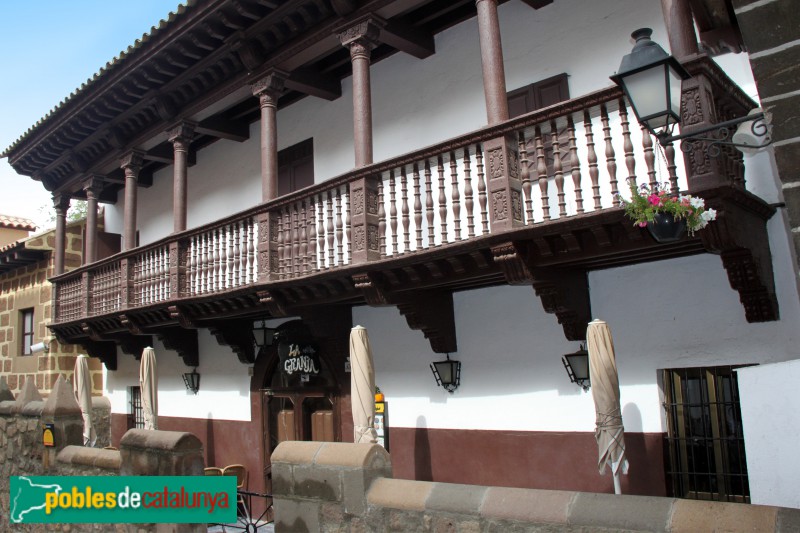 Barcelona - Poble Espanyol, casa de los Ramos, Vinuesa (Soria) (Foto: Albert Esteves, 2016) Barcelona - Poble Espanyol, casa de los Ramos, Vinuesa (Soria)
