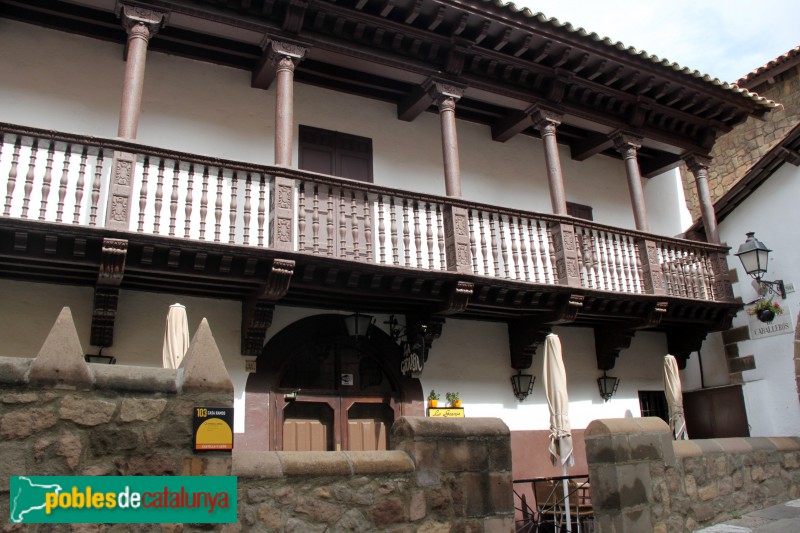 Barcelona - Poble Espanyol, casa de los Ramos, Vinuesa (Soria) (Foto: Albert Esteves, 2016) Barcelona - Poble Espanyol, casa de los Ramos, Vinuesa (Soria)