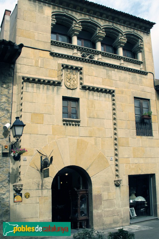 Barcelona - Poble Espanyol, casa Juan Bravo (Segovia)