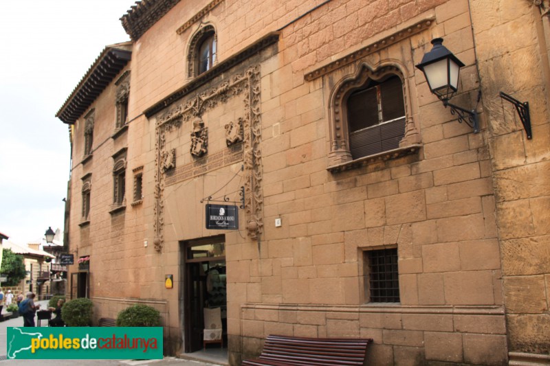 Barcelona - Poble Espanyol, palau dels Contreras, Ayllón (Segòvia) (Foto: Albert Esteves, 2016) Barcelona - Poble Espanyol, palau dels Contreras, Ayllón (Segòvia)
