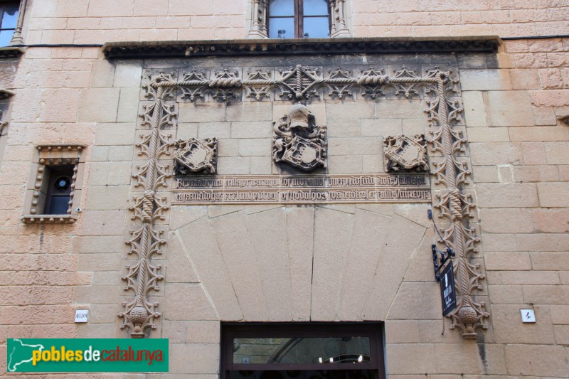 Barcelona - Poble Espanyol, palau dels Contreras, Ayllón (Segòvia) (Foto: Albert Esteves, 2016) Barcelona - Poble Espanyol, palau dels Contreras, Ayllón (Segòvia)