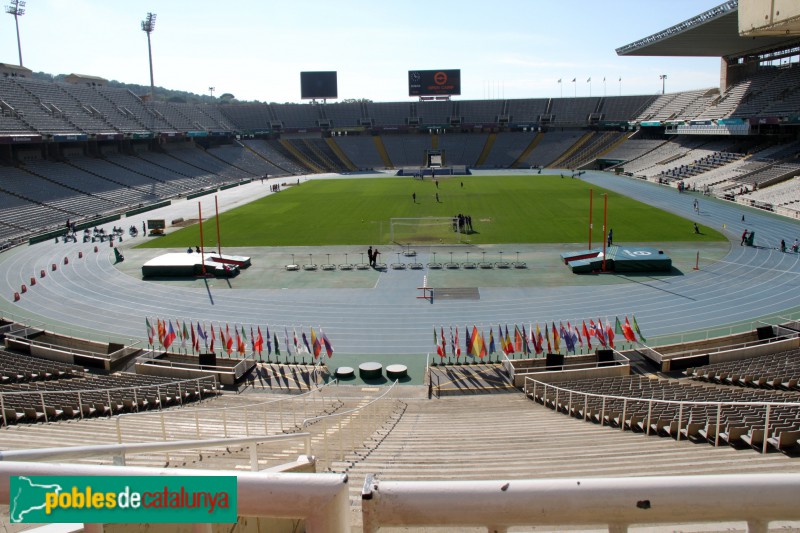 Barcelona - Estadi Lluís Companys (Foto: Albert Esteves, 2016) Barcelona - Estadi Lluís Companys