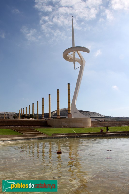 Barcelona - Torre de Comunicacions de Montjuïc (Foto: Albert Esteves, 2016) Barcelona - Torre de Comunicacions de Montjuïc
