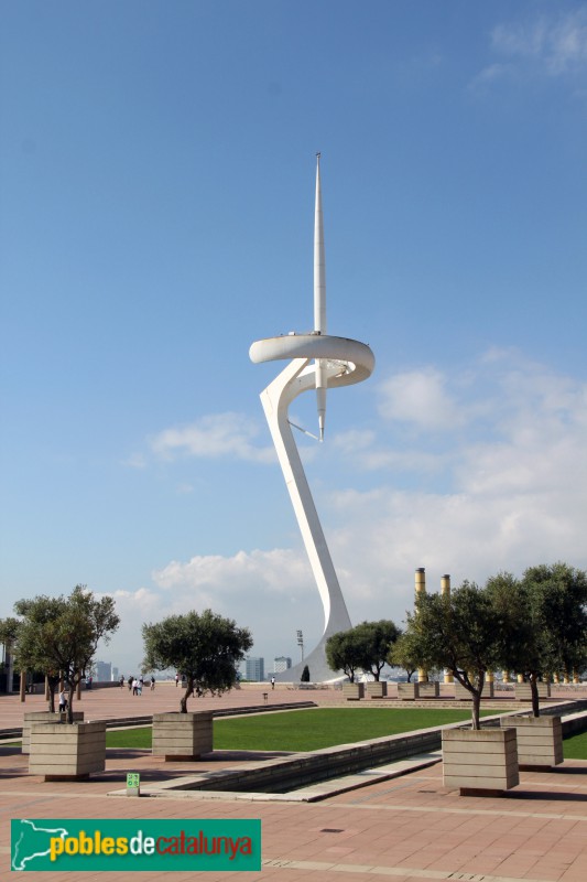 Barcelona - Torre de Comunicacions de Montjuïc (Foto: Albert Esteves, 2016) Barcelona - Torre de Comunicacions de Montjuïc