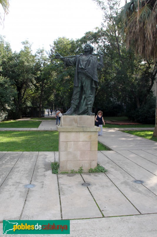 Barcelona - Jardí d'escultures de la Fundació Miró. Manelic, de Josep Montserrat (Foto: Albert Esteves, 2016) Barcelona - Jardí d'escultures de la Fundació Miró. Manelic, de Josep Montserrat