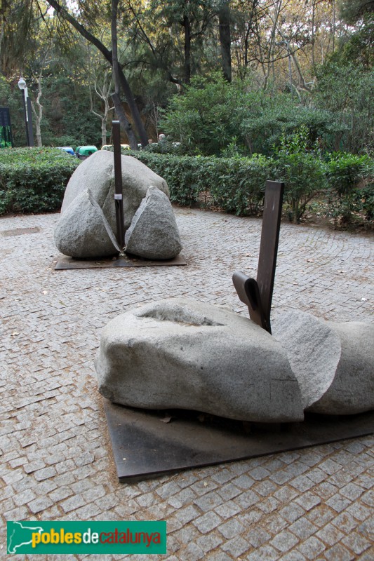 Barcelona - Jardí d'escultures de la Fundació Miró. Génesi, d'Ernest Altés (Foto: Albert Esteves, 2016) Barcelona - Jardí d'escultures de la Fundació Miró. Génesi, d'Ernest Altés