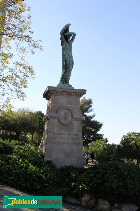 Barcelona - Monument al Tinent Juan Manuel Duran