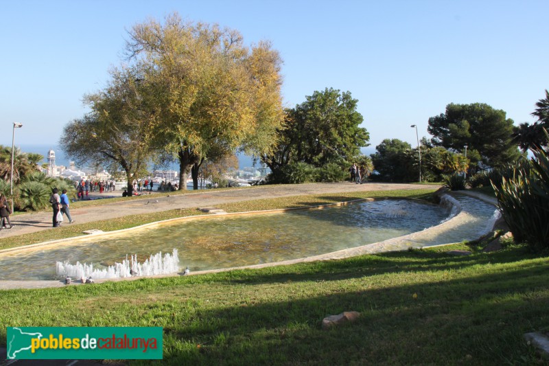 Barcelona - Jardins del Mirador de l'Alcalde (Foto: Albert Esteves, 2016) Barcelona - Jardins del Mirador de l'Alcalde