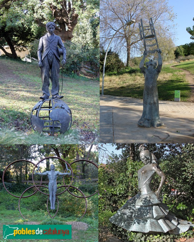 Barcelona - Escultures dels Jardins Joan Brossa