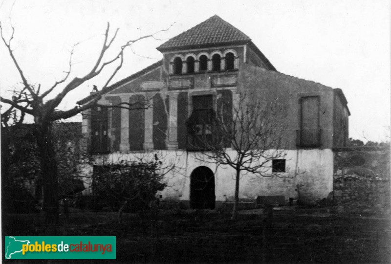 Barcelona - Can Raspall (Foto: <i>Ignasi M. Adroer - Arxiu C.E.C.-</i>, c.1915) Barcelona - Can Raspall