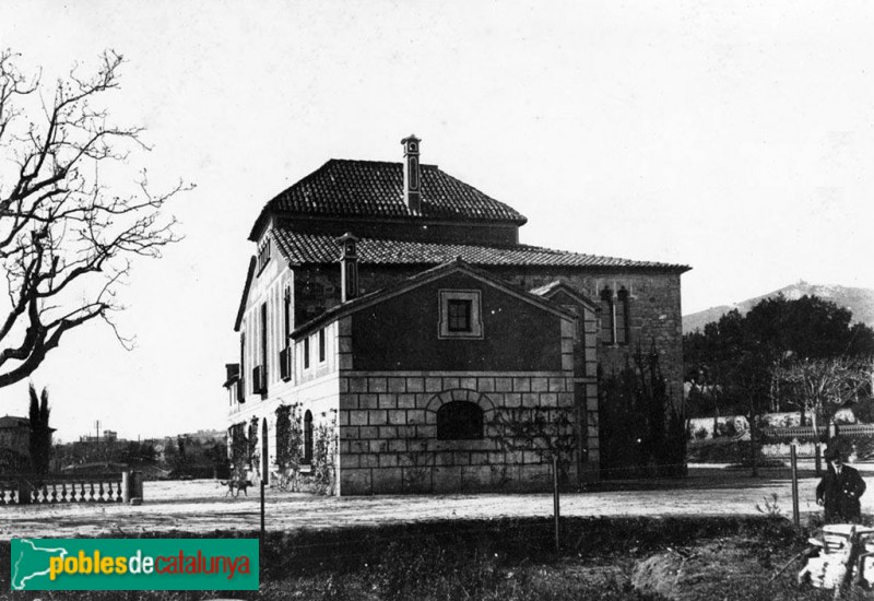 Barcelona - Can Raspall (Foto: <i>Timoteu Colomines - Arxiu C.E.C.-</i>, c.1927) Barcelona - Can Raspall