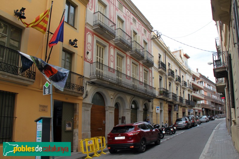 Barcelona - Carrer Major de Sarrià, a l'alçada del 119 (Foto: Albert Esteves, 2017) Barcelona - Carrer Major de Sarrià, a l'alçada del 119