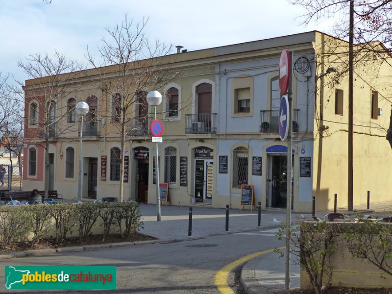 Barcelona - Habitatges de la plaça Estació