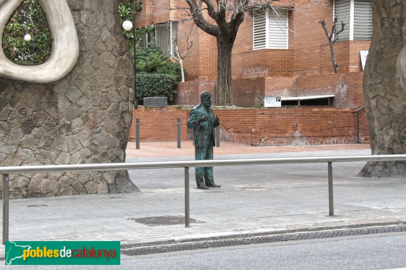 Barcelona - Escultura d'Antoni Gaudí