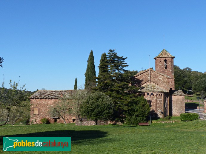 Sant Martí del Brull. Vista posterior