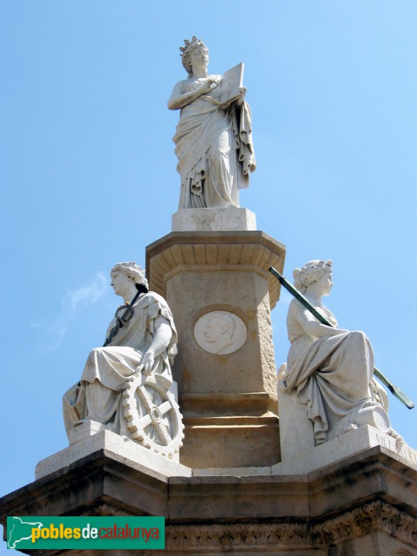Vilanova i la Geltrú - Monument als Promotors del Ferrocarril (Foto: Albert Esteves, 2006) Vilanova i la Geltrú - Monument als Promotors del Ferrocarril