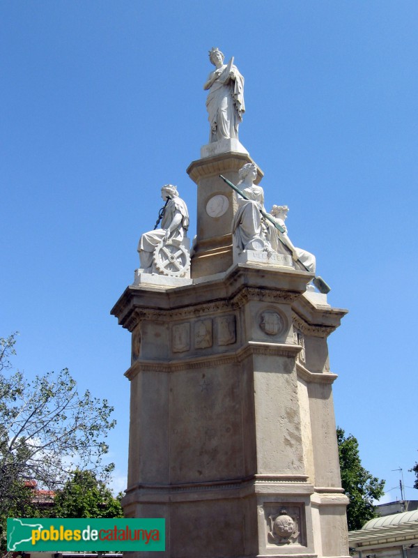 Vilanova i la Geltrú - Monument als Promotors del Ferrocarril (Foto: Albert Esteves, 2006) Vilanova i la Geltrú - Monument als Promotors del Ferrocarril