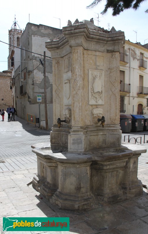 Vilanova i la Geltrú - Font de la plaça del Pou