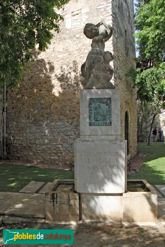 Vilanova i la Geltrú - Monument a Eduard Toldrà (Foto: Albert Esteves, 2017) Vilanova i la Geltrú - Monument a Eduard Toldrà