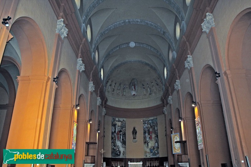 Vilanova i la Geltrú - Església Sant Antoni Abat, interior