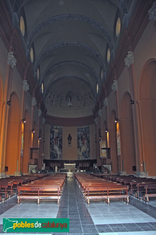 Vilanova i la Geltrú - Església Sant Antoni Abat, interior