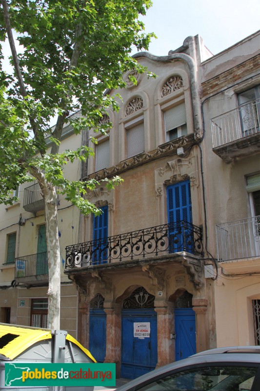 Vilanova i la Geltrú - Casa Antoni Pascual (Ca l'Artigues) (Foto: Albert Esteves, 2017) Vilanova i la Geltrú - Casa Antoni Pascual (Ca l'Artigues)