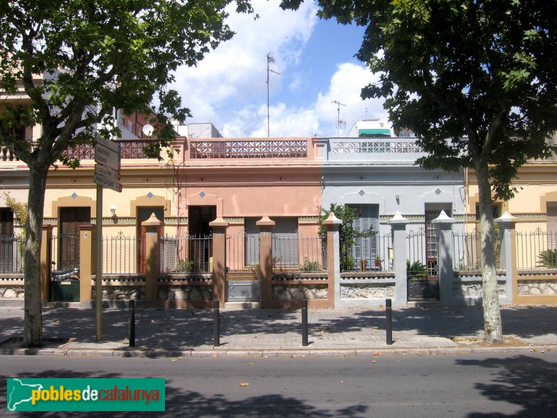 Vilanova i la Geltrú - Cases de la Cooperativa Palacio del Obrero