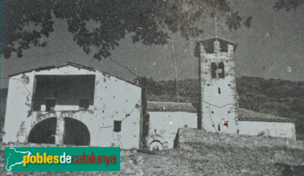 Sant Cristòfol de la Castanya (Foto: Joan Francés. Servei Patrimoni local diputació Barcelona, 1987) Sant Cristòfol de la Castanya