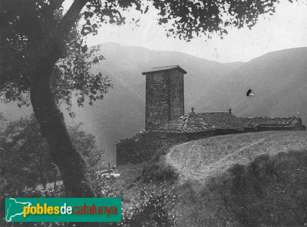 Sant Cristòfol de la Castanya (Foto: Antoni Gallardo. Arxiu Fotogràfic Centre Excursionista de Catalunya) Sant Cristòfol de la Castanya