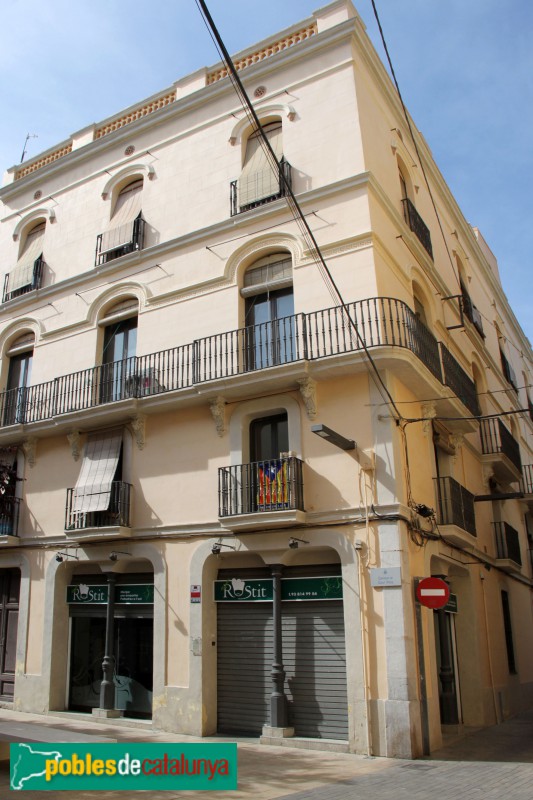Vilanova i la Geltrú - Casa Freixedes (Foto: Albert Esteves, 2017) Vilanova i la Geltrú - Casa Freixedes