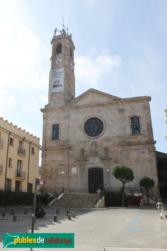 Badalona - Església de Santa Mari (Foto: Albert Esteves, 2017) Badalona - Església de Santa Mari