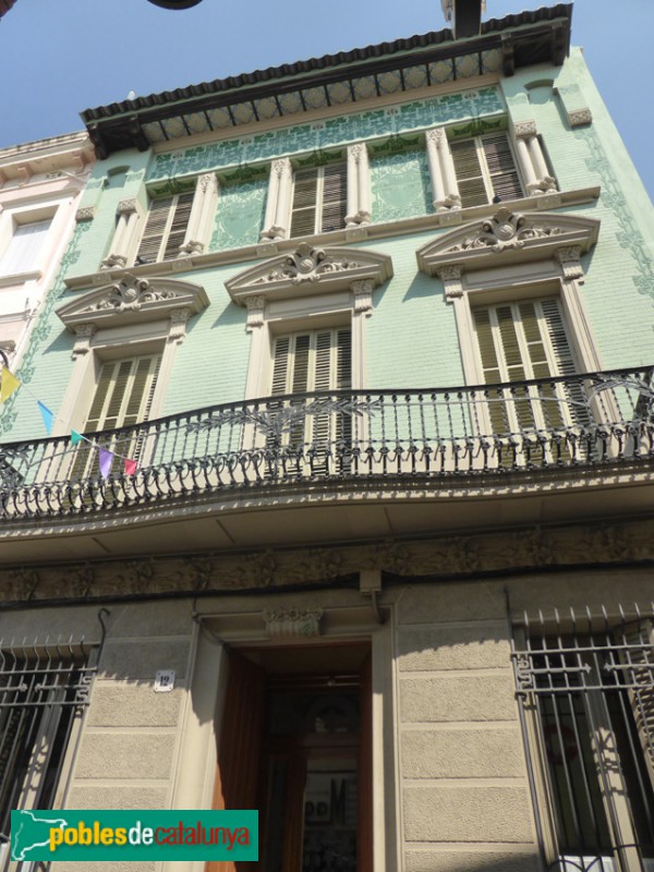 Badalona - Casa Andreu Clarós (Foto: Jaume Ortigosa, 2017) Badalona - Casa Andreu Clarós