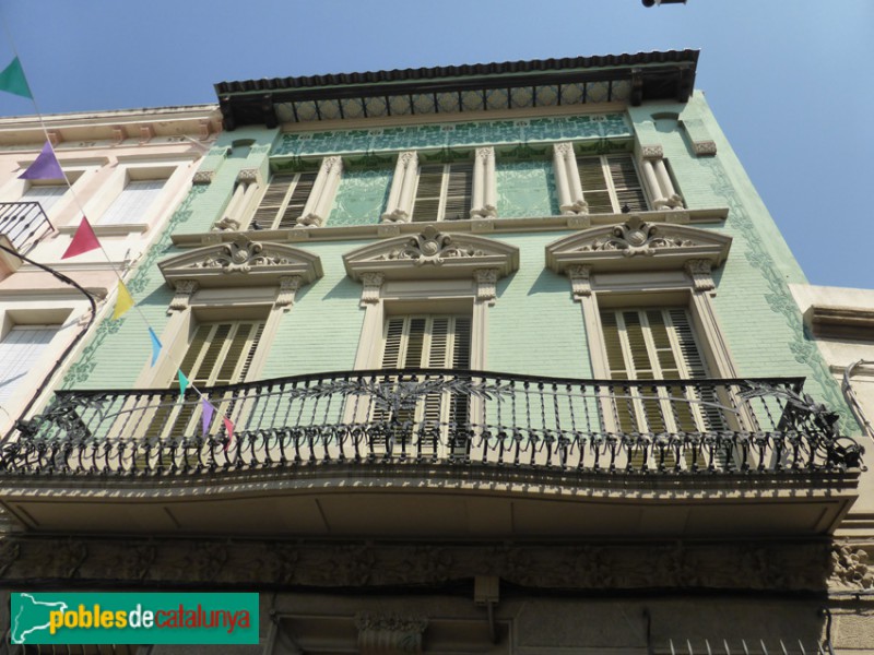 Badalona - Casa Andreu Clarós (Foto: Jaume Ortigosa, 2017) Badalona - Casa Andreu Clarós