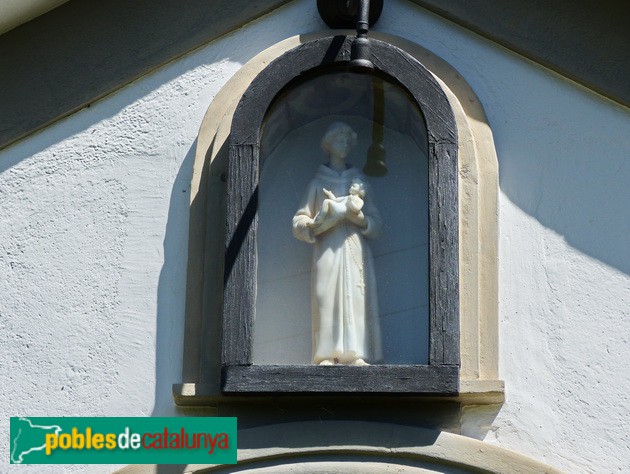 Imatge de Sant Antoni a l'exterior (Foto: Graciel·la Vidal, 2017) Imatge de Sant Antoni a l'exterior