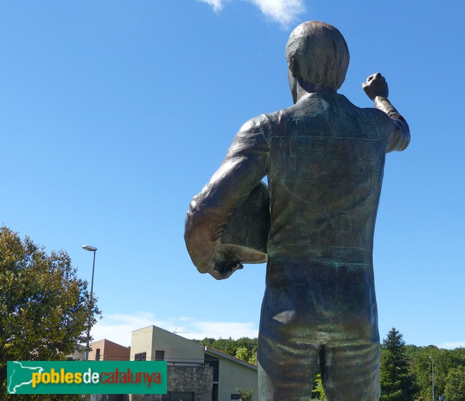 Seva - Escultura a Àlex Crivillé (Foto: Graciel·la Vidal, 2017) Seva - Escultura a Àlex Crivillé
