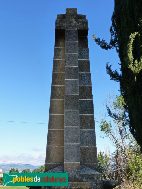 Monument 'A los Caídos', varal cara est
