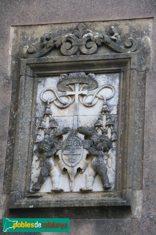 Monestir de Sant Tomàs. Escut del bisbe